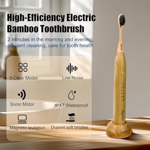 Electric Bamboo Toothbrush Sonic Toothbrush - Image 4