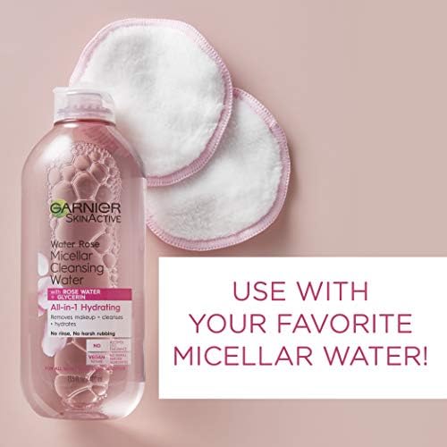 Garnier Micellar Cleansing Eco Pads, Reusable, 3 Ultra-soft Microfiber Pads, 1 Count (Packaging May Vary) - Image 6