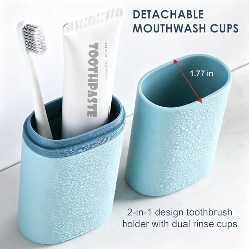 Toothbrush and Toothpaste Travel Case, 2-in-1 & Portable - Image 2