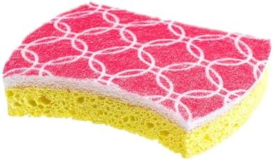 SCRUBIT Non-Scratch Cellulose Scrub Sponge - Soft and Easy Grip - Kitchen Sponges for Cleaning - 16-Pack Dual Sided Scrubby Sponges for Pots, Pans, Kitchen, and More - Image 6