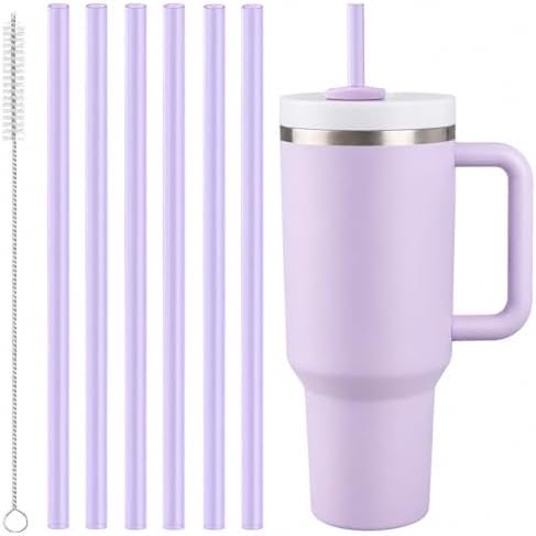 Joshey Replacement Straws for Stanley Quencher 40oz Tumbler, 6 Pack by Joshey