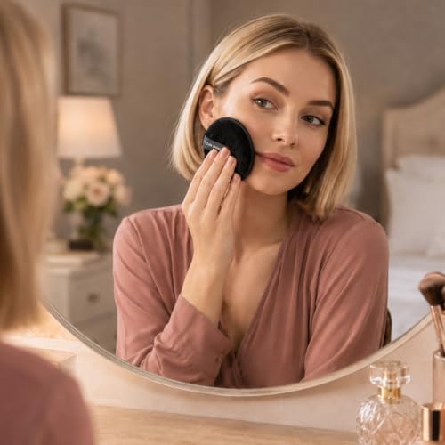 6 Pcs Double-Sided Facial Cleansing Pads Reusable Makeup Remover Pads - Image 6