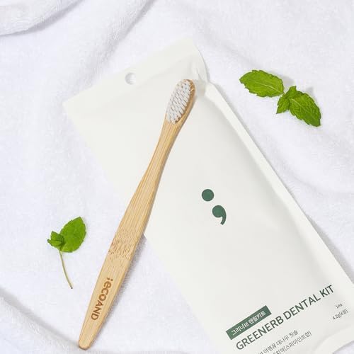 Greenerb Dental Kit - Eco-Friendly Bamboo Toothbrush & Solid Toothpaste Tablets | Travel & Zero-Waste Oral Care Set - Image 4