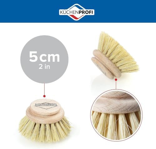 Küchenprofi 4-Pack Replacement Brush Heads for Classic Dish Washing Brush - Image 2