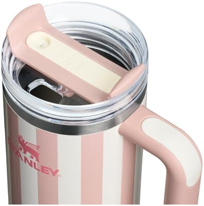 STANLEY Quencher H2.0 Flow State Tumbler, 30 oz, Peach Whip Cabana Gloss - Image 2