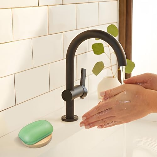 Jiozermi Bamboo Soap Dish, 4 Pcs (2 Rounded and 2 Square) - Image 6