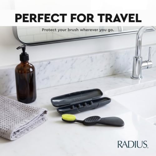 RADIUS Toothbrush Travel Case for Big Brush/Original/Scuba Brushes, BPA-Free Recycled Plastic, Portable for Bathroom, School, Home, Camping - Lavender (ONLY fits the Big Brush/Original/Flex/SCUBA) - Image 6