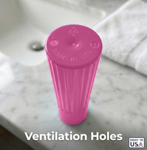 American Comb Toothbrush Holder - Pink, Made in USA, with Ventilation Holes, for Toothbrush Covers, Toothbrush Holder, Toothbrush Soft, Durable Design, Hygienic Bathroom Accessory - Image 5