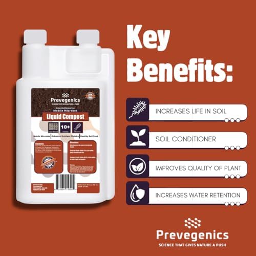 Liquid Compost | (32 fl. oz.) | Worm Tea with Trace Minerals, Vitamins, and Aerobic Microbes | Improves Soil Health, Mobile Microbes, and Enhance Nutrient Uptake - Image 3
