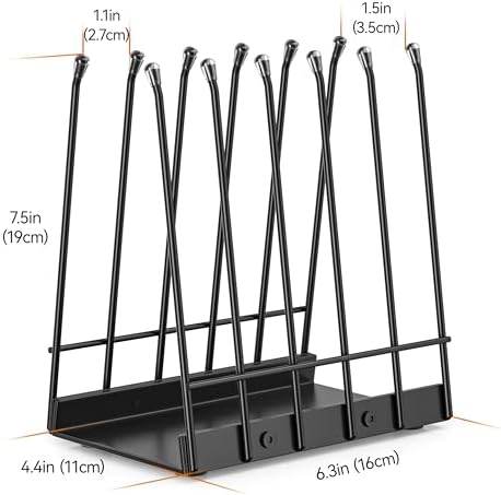 Reusable Bags Drying Rack, Plastic Bags Dryer for Ziplock Lerine Silicone Gallon, Snack, Sandwich Storage Bags, Black - Image 7