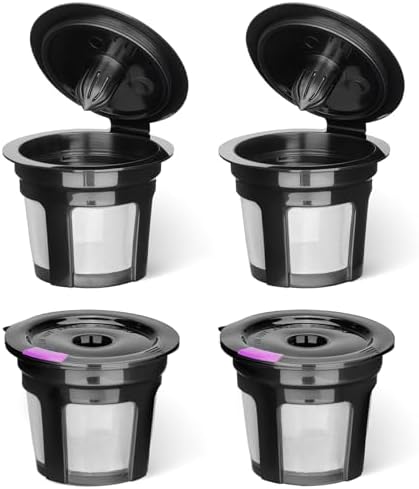 Fanativita Reusable K Cup Coffee Filters for Keurig, 4 Pack by Fanativita