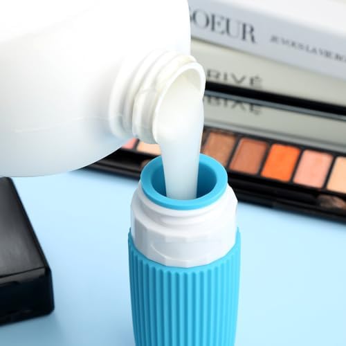 Mrsdry Travel Bottles for Toiletries, Tsa Approved 2oz Travel Bottles, BPA Free Leak Proof Travel Size Toiletry Containers, Refillable Travel Accessories with Toiletry Bag for Shampoo Liquid (4 Pack) - Image 3
