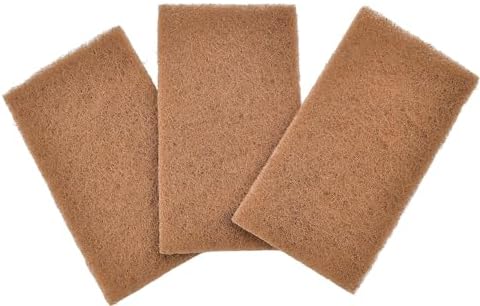 Full Circle Neat Nut – Walnut Scour Pads, Pack of 3 – Dual-Sided Non-Scratch Dish Scrubbers Made with Plant-Based & Recycled Materials, Durable Kitchen Cleaning Supplies by Unknown