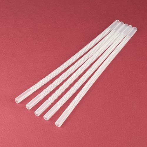 Bendable Straws - 11 inch Long Flexible Straws - Bendy Drinking Straw Reusable - 5 Pack - Image 5