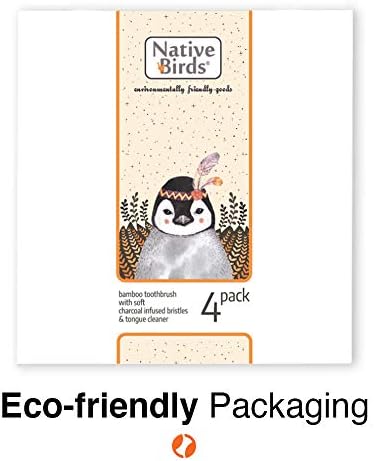 Bamboo Toothbrush with Soft Bristles and Tongue Scraper - Image 6