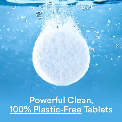 BLUELAND 100% Plastic Free Toilet Bowl Cleaner Tablets Set, Eucalyptus - Image 3