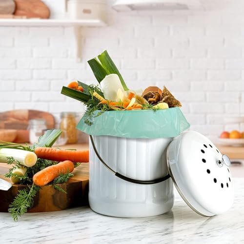 200PCS AYOTEE Compostable Trash Bags 1.2 Gallon Unscented Biodegradable Compost Bags - Image 6