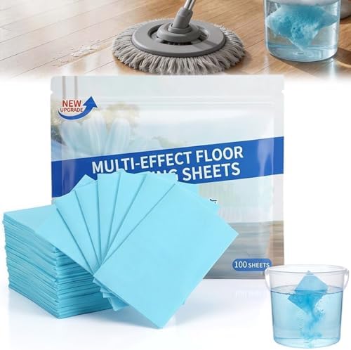 Multi Surface Floor Cleaning Tablets, Concentrated Cleaner for Hardwood, 2026 New Scented Floor Cleaner for Mopping, for Hardwood, Laminate Floors, Tiles, Glass (100 PCS) by Happiness
