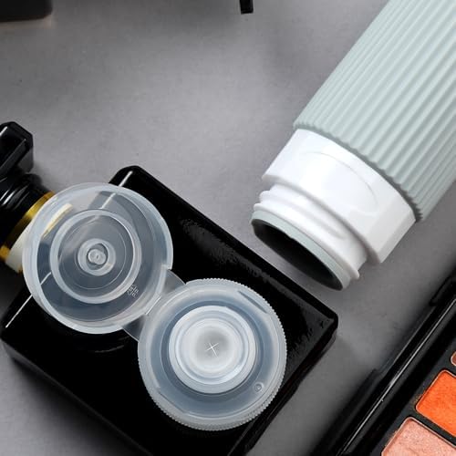 Mrsdry Travel Bottles for Toiletries, Tsa Approved 2oz Travel Bottles, BPA Free Leak Proof Travel Size Toiletry Containers, Refillable Travel Accessories with Toiletry Bag for Shampoo Liquid (4 Pack) - Image 5