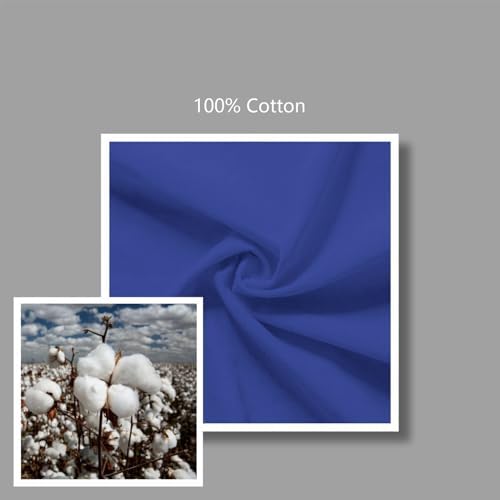 TOPDesign 6-Pack Economical 16"x15" Blue Cotton Tote Bag, Lightweight Medium Reusable Grocery Shopping Cloth Bags, Suitable for DIY, Advertising, Promotion, Gift, Activity - Image 7