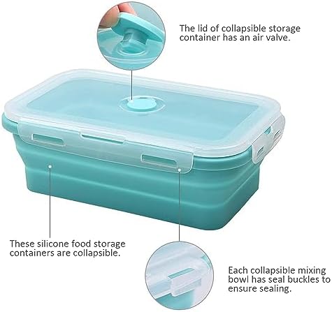 Alimat PluS 16.9oz Silicone Collapsible Food Storage Containers 3 Pack - Image 3