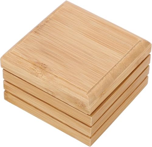 1/2Pcs Bamboo Soap Dish with Lid - Natural Wood Bar Tray Holder Storage Rack Container, Self Draining Soap Tray for Bathroom, Extend Soaps Life and Keep Dry ﻿(2Pcs) - Image 7