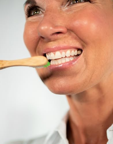 Woobamboo! Bamboo Toothbrush - Adult - Super Soft, BPA Free Nylon Bristles, Eco-Friendly, Plastic Negative, Biodegradable, Compostable, Vegan (Pack of 4) - Image 7