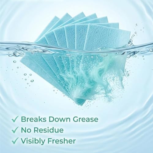 Floor Cleaning Tablets Multi-surface Cleaner, 100-Piece Floor Cleaning Solution Tablets, Water-Soluble Floorcleaning Sheets for Hardwood Laminate Tile & Rv Walls Deodorization (2Green) - Image 6