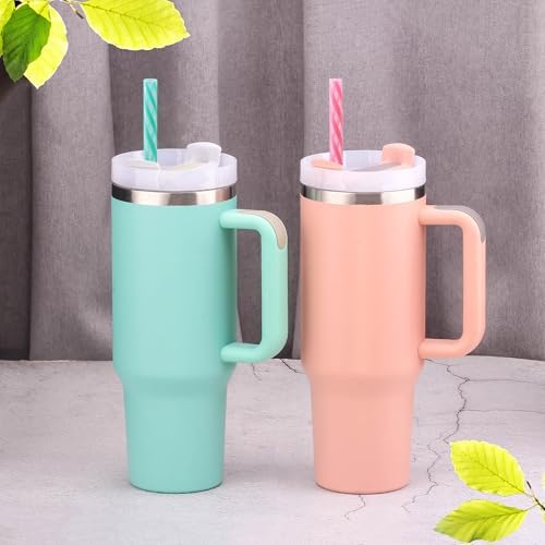 Dakoufish Replacement Straws for StanleylOwalalHydro Jug 40oz 30oz Tumbler,10 Pack 12 Inch White Reusable Straws With Cleaning Brush For Stanley Simple Modern Cup,Dishwasher Safe. - Image 5