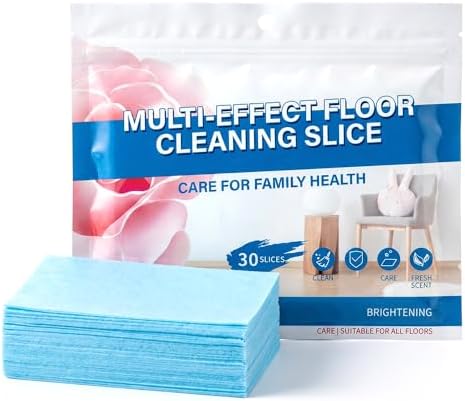 Floor Cleaning Solution Tablet Deep Cleans for Multi-Effect Floor Clean Tablets, Tile and Vinyl Floors, Suitable With All Robot Vacuums with Mopping and Cordless Wet/Dry Vacuum Mop Cleaner (30 Piece) by Unknown