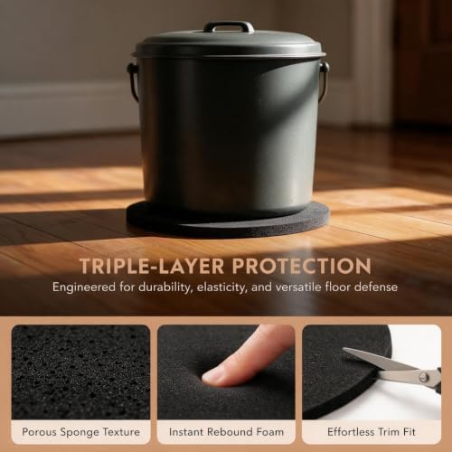 12 Pack 6.7in Compost Bin Filter Charcoal Filters for Countertop Bin Bucket - Image 5