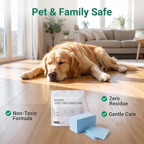 2026 Multi-Effect Floor Clean Tablets, 100 Piece Floor Cleaning Tablets Multi-surface Cleaner, All Purpose Floor Cleaning Solution Tablets for Hardwood, Tile, Vinyl Floors, Laminate (Yellow, 100PCS) - Image 6