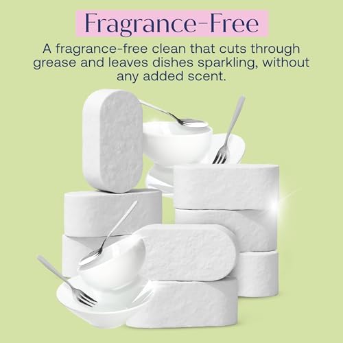 Fab Tab 100% Plastic-Free Dishwasher Detergent Tablets, 120ct, Free & Clear - Image 5