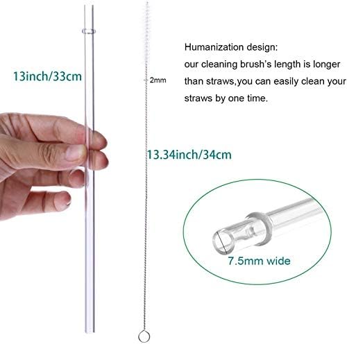 Dakoufish 13 Inch Reusable Plastic Replacement Straws For 40/30 oz Tumbler - Image 2