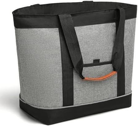 Insulated Cooler Bag Reusable Grocery Tote Bags Transport Large Lunch Box for Women by TIIOCTI