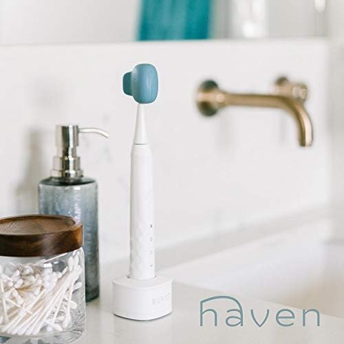 Haven Toothbrush Cover - Fits Most Adults' & Kids' Electric & Standard Toothbrushes - Pack of 2 - Blue & Charcoal Gray - Image 6