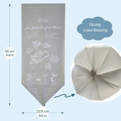 Compostable Trash Bags 4 Gallon, Small Compost Bags for Countertop Bin and Kitchen Food Scrap Waste, US BPI ASTM D6400 Certified, Extra Strong and Leakproof, Unscented, 100 Count - Image 5