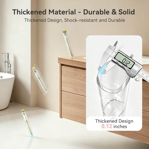 MOPMS Toothbrush Travel Case 3PK, Leak-proof Clear Holder - Image 7