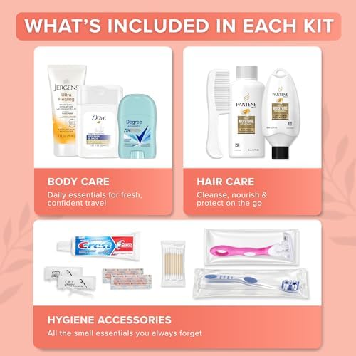 15-Piece Women’s Bulk Hygiene Kits – Premium Brand Toiletries (100 Pack) - Image 2