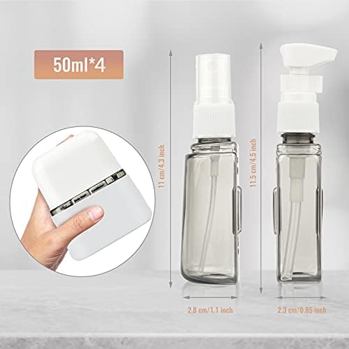 Bpluma Travel Bottles, Leak Proof Containers For Toiletries TSA Approved Airplane Accessories Kits For Liquid With Labels - Image 2