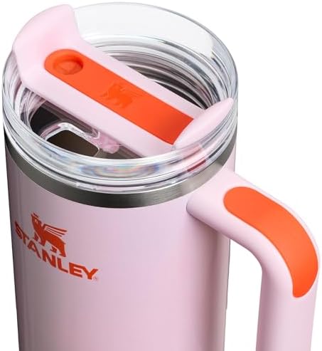 Stanley Quencher H2.0 Tumbler with Handle and Straw 30 oz | Flowstate 3-Position Lid | Cup Holder Compatible for Travel | Insulated Stainless Steel Cup | BPA-Free | Rose Petal Shimmer - Image 2