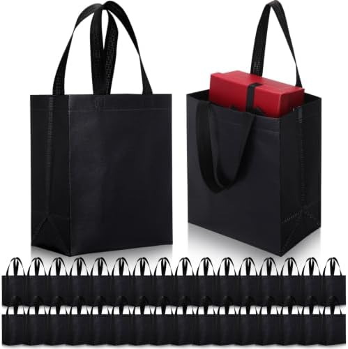 Eccliy 105 Pcs Reusable Gift Bags, Medium, Black by Eccliy