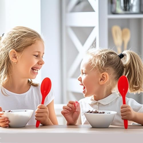 Reusable Portable Knife Fork Spoons Tableware(Yellow, Red, Dark Blue, Blue) - Image 5