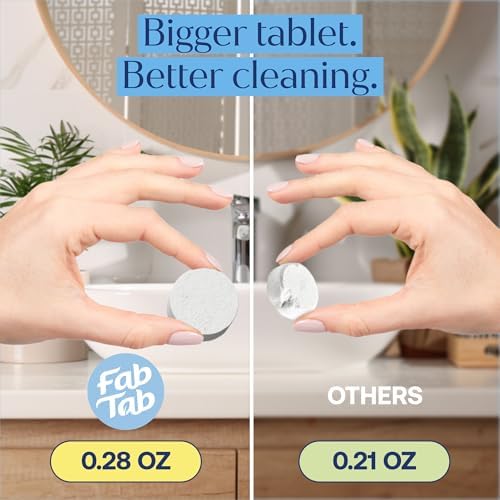 Fab Tab All Purpose, Bathroom, Hand Cleaner Tablets, 3 Bottles + 9 Refills - Image 4