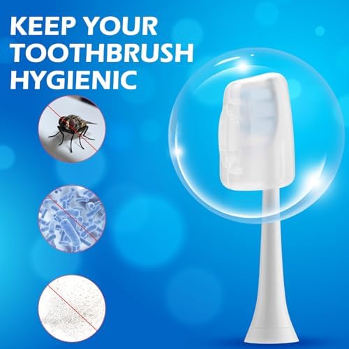 Toothbrush Travel Case for Oral B/Oral-B Pro 1000 1500 5000 7000 & Philips Sonicare 4100 1100 5300 5100 6100/iO Electric Toothbrush, Hard Protective Storage Bag (Starlight case&toothbrush cap) - Image 2