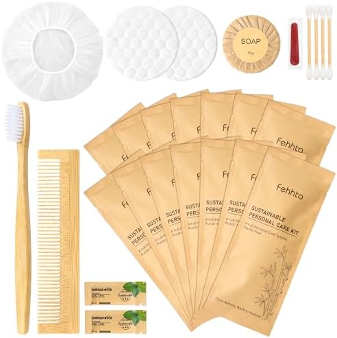 25 Sets Personal Hygiene Kit Bulk Travel Size Toiletry Kit by FEHHTOEco-friendlyLiving