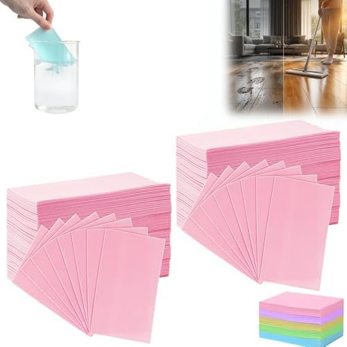 Variety of Scents Multiple Effect the Floor Cleans, 2026 Upgraded Floor Cleaning Solution Tablets, Dissolvable Pre-Measured Deep Cleaning Cleaning Solution (Pink, 200Pcs) by Unknown