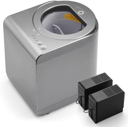 Airthereal R500-V Electric Composter, Visual Glass Cover, 2.5L, Gray by Airthereal