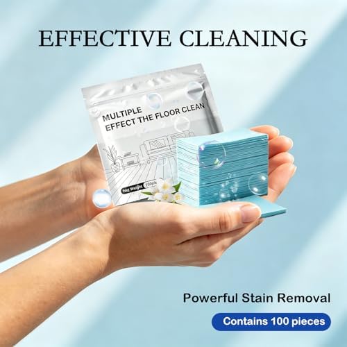 300 Piece Floor Cleaning Tablets, Multi-Surface Cleaner, 2026 Upgraded Multi-Effect Dissolvable Pre-Measured Deep Cleaning Tablets for Tile Vinyl Hardwood Laminate Kitchen Bathroom (Blue) - Image 6
