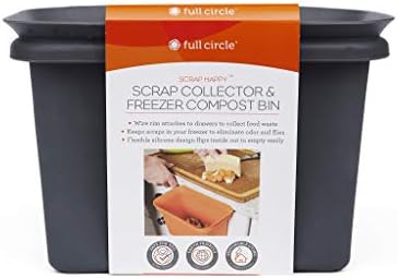 Full Circle Counter Catcher Compost Bin, Fits in Freezers, Slate by Unknown